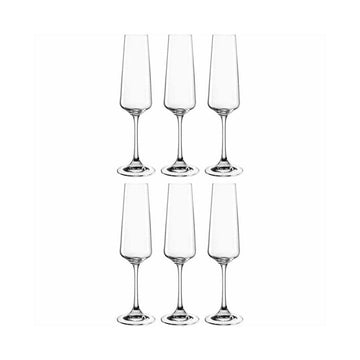 6 flûtes à champagne Paladino 22cl