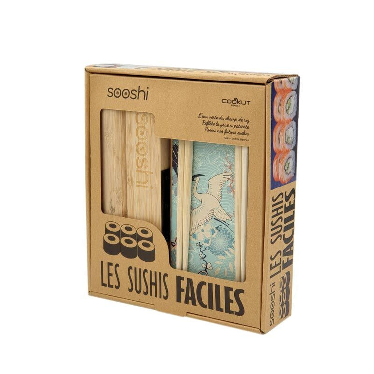 Coffret sushis faciles en bambou Cookut