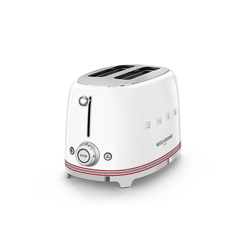 Grille-pain 2 tranches Blanc Smeg x Ines de la Fressa