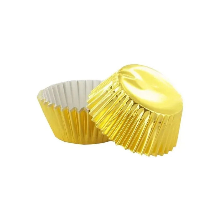 Caissettes cupcakes dorées x50 Patisdecor