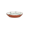4 assiettes calottes en porcelaine 20 cm vert Mykonos Pomax