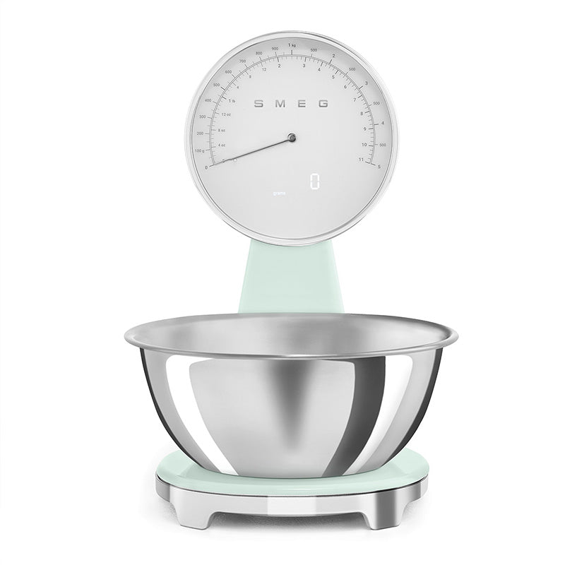 Balance de cuisine Vert d'Eau Brillant Collezione Smeg