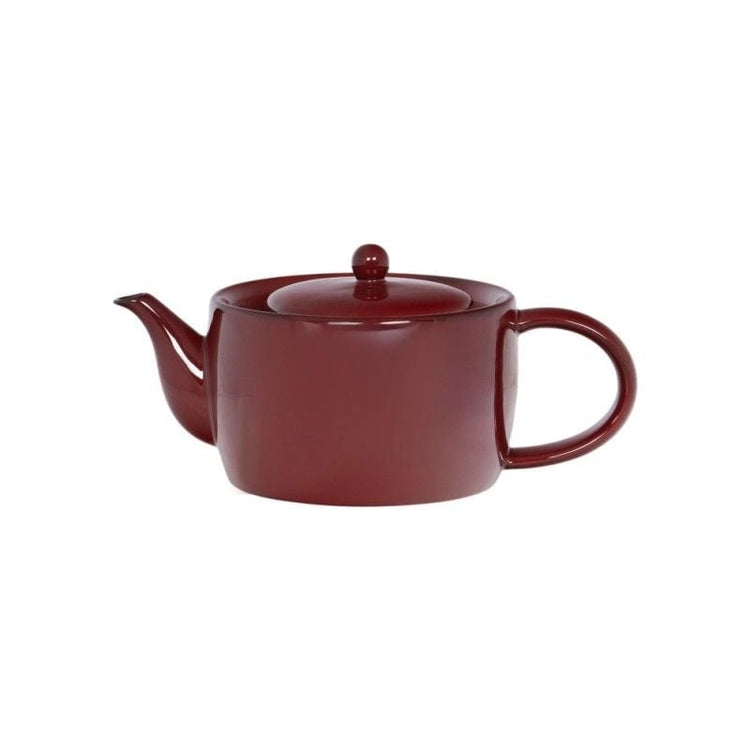 Théière avec filtre grès fin 1,5 L Rouge Chado Table Passion