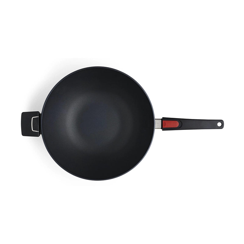 Wok antiadhésif de 34cm avec poignée amovible Diamond Lite Woll