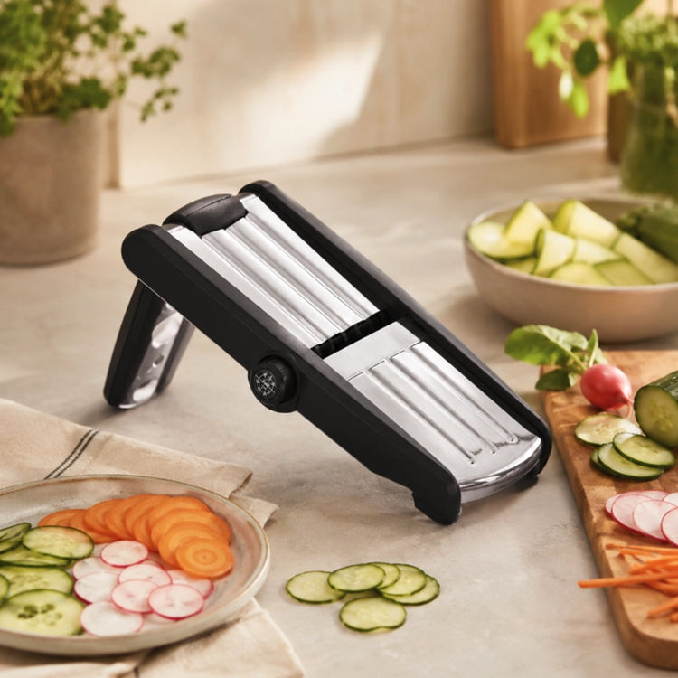 Mandoline à 3 lames en inox noir Five