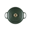 Cocotte ronde en fonte émaillée de 28 cm forêt Signature Le Creuset