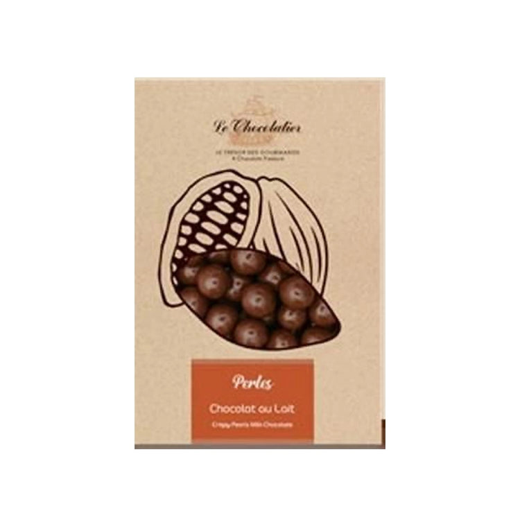 Boite de perles au chocolat au lait 130g Le Chocolatier