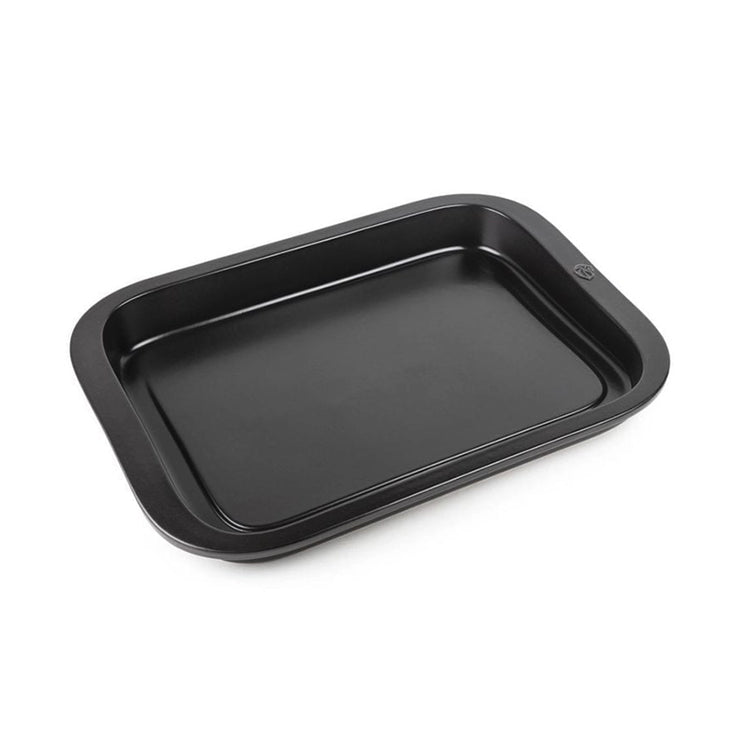 Plat pour plancha rectangulaire en céramique noire 43cm Peugeot