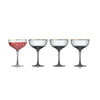 Boite de 4 verres à cocktail en verre de 31,5cl Palermo Gold Lyngby