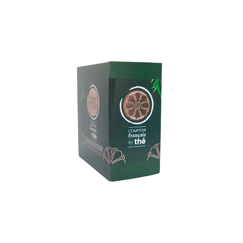 Boîte de 20 sachets d’infusion Vanille et Kiwi Comptoir Français du Thé