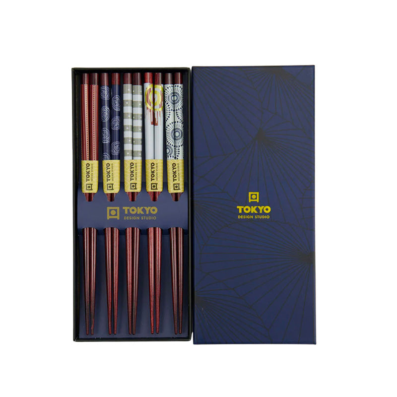 Coffret de 5 baguettes Parapluies Tokyo Design