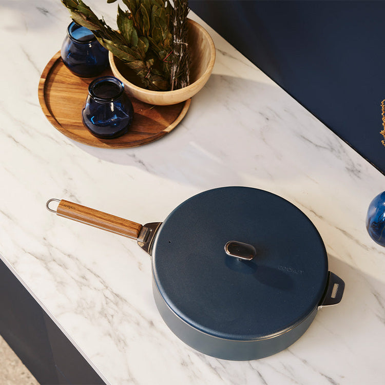 Poignée en inox 18 cm acacia massif La Merveilleuse Cookut