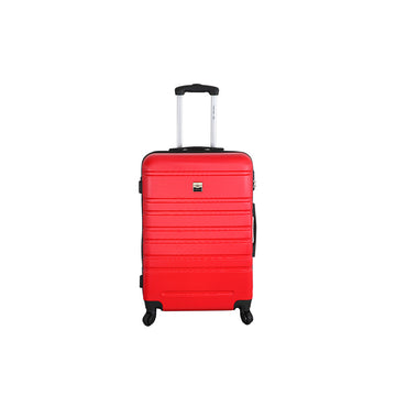 Valise cabine 4 roues ABS Rouge France bag