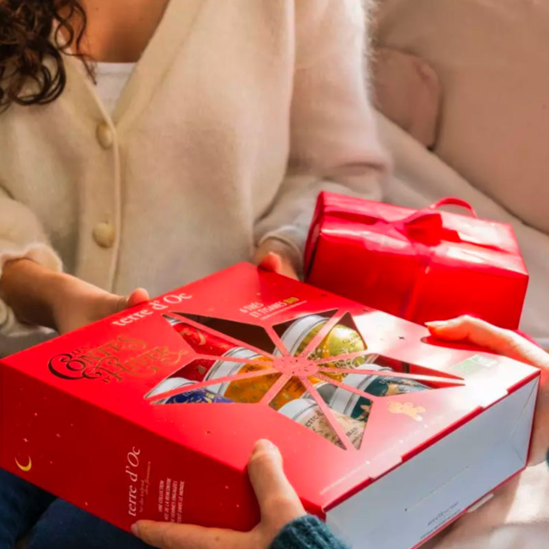 Coffret de 6 boites de thés de Noël Bio Terre d'Oc
