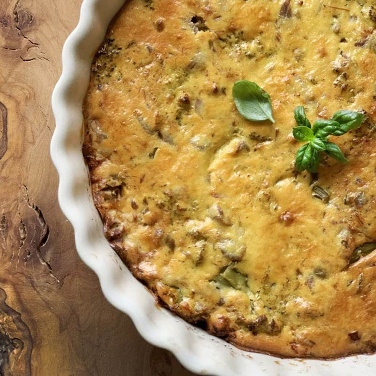 Tourtière haute en céramique 24 cm beige Emile Henry