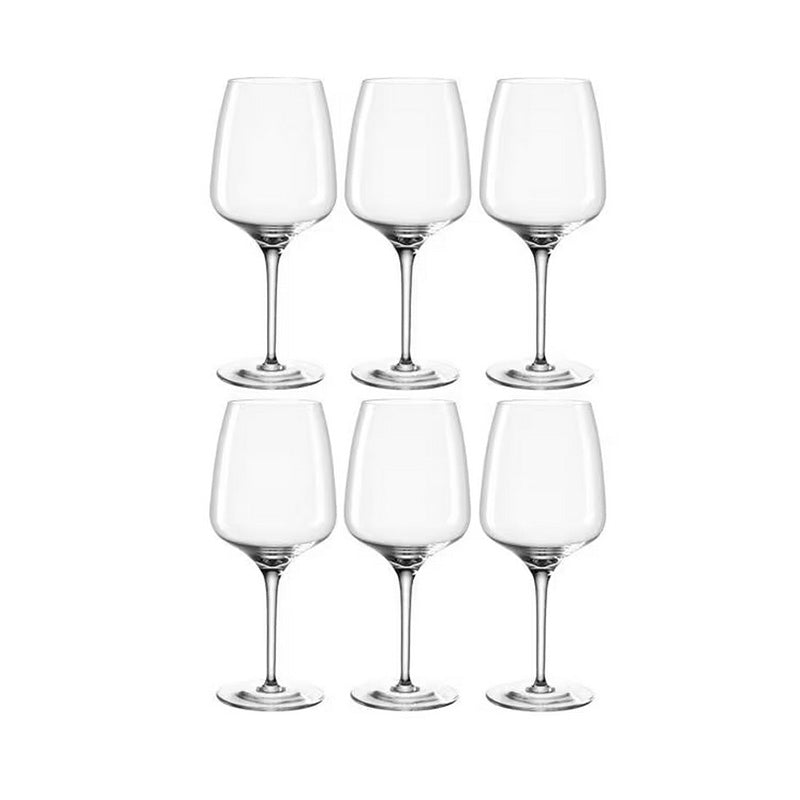 Coffret 6 verres à vin blanc Teqton 36 cl Transparent Cesti Leonardo