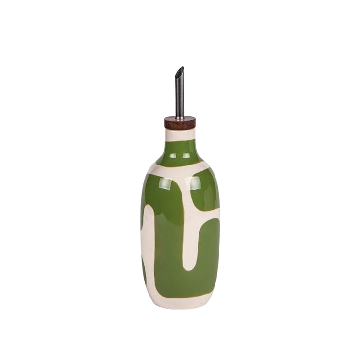 Huilier en grès de 60 cl vert Lulli Table Passion