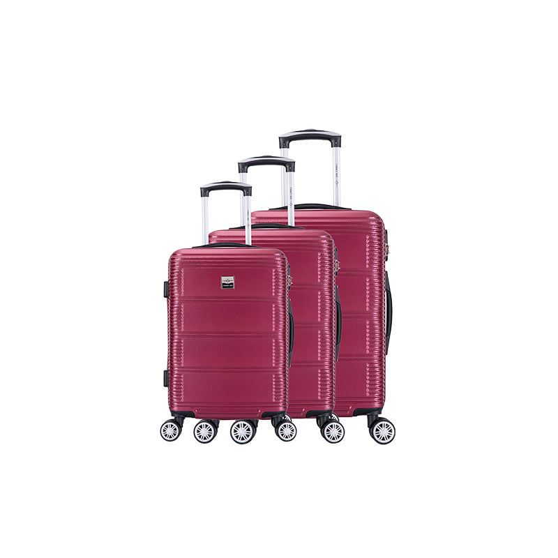 Set de 3 valises 8 roues ABS Bordeaux France bag