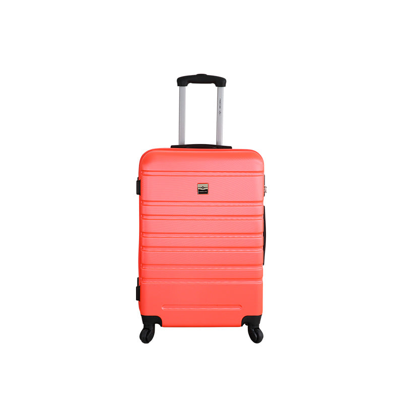 Valise Rigide Eagle Luggage Bordeaux - Set Cabine 8 Roues - Légère Et Robuste