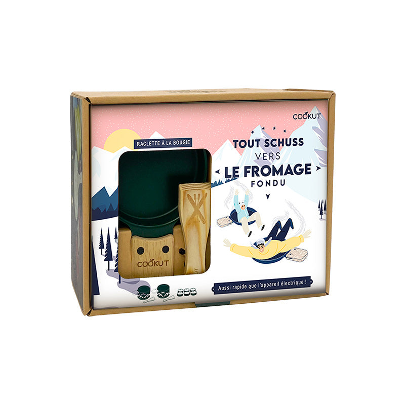 Set 2 appareils individuels à raclette 0,7kg Tout schuss Cookut