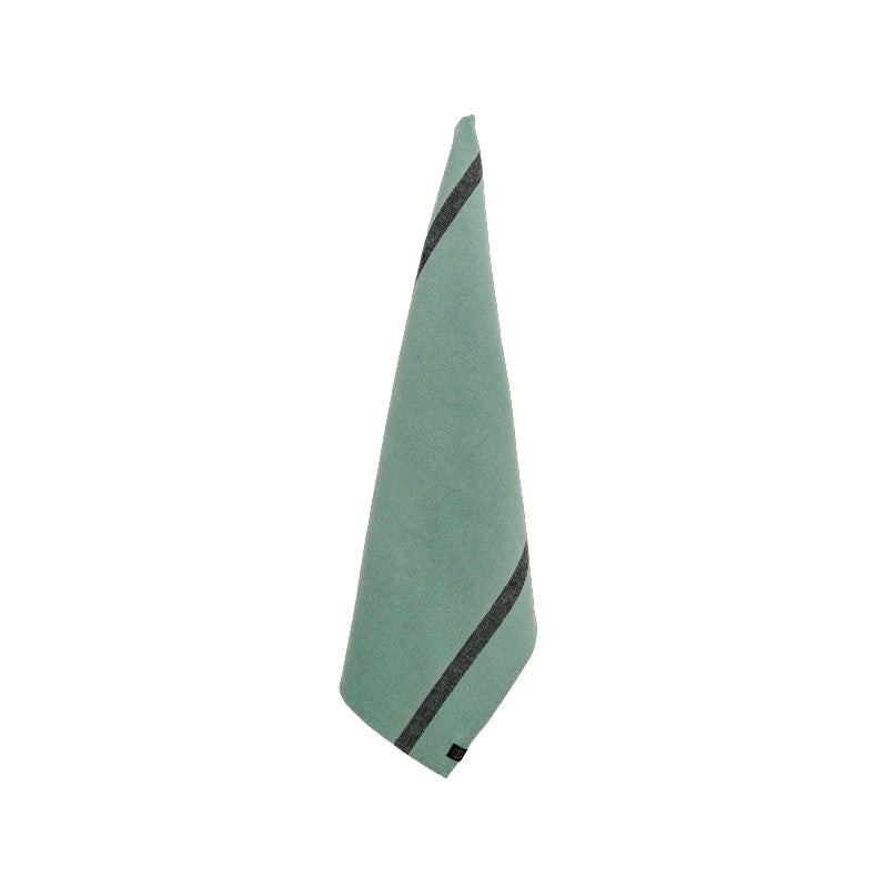 Torchon en lin et coton 70 cm celadon Côme Haomy