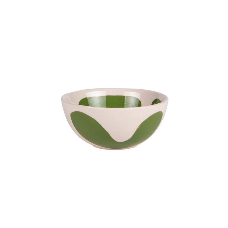 Coupelle en grès de 12 cm vert Lulli Table Passion