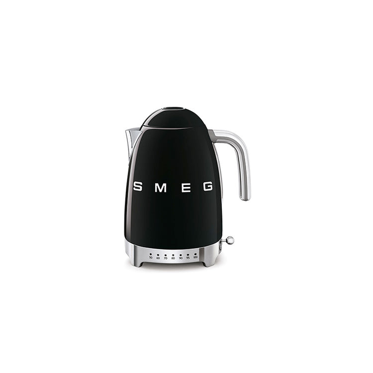 Bouilloire à température réglable Noir Années 50 Smeg