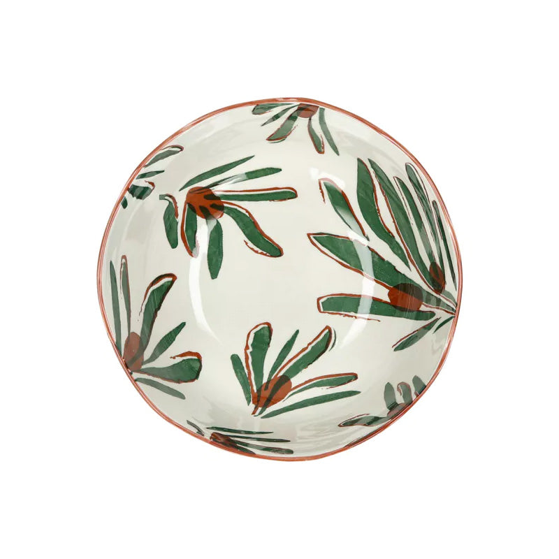 Saladier en porcelaine 24 cm vert Mykonos Pomax