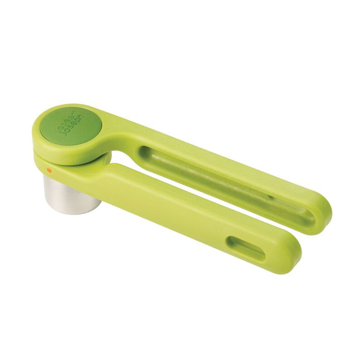 Presse-ail en acier inoxydable et en nylon vert Joseph Joseph