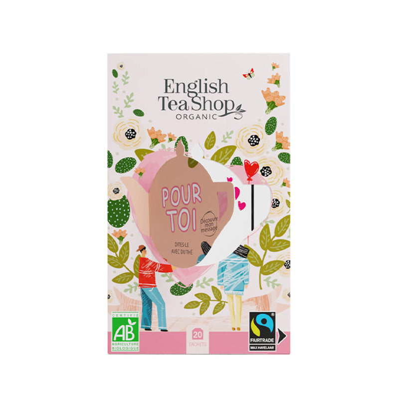 Assortiment 5 thés bio 20 sachets Pour Toi English Tea Shop