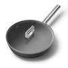 Wok 30 cm Noir Mat Années 50 Smeg