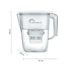 Carafe filtrante blanche de 1,2L Little Balance