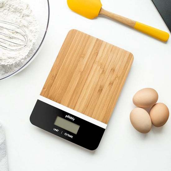 Balance de cuisine bambou noire