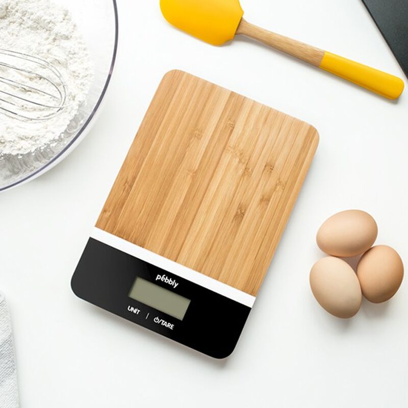 Balance de cuisine bambou noire