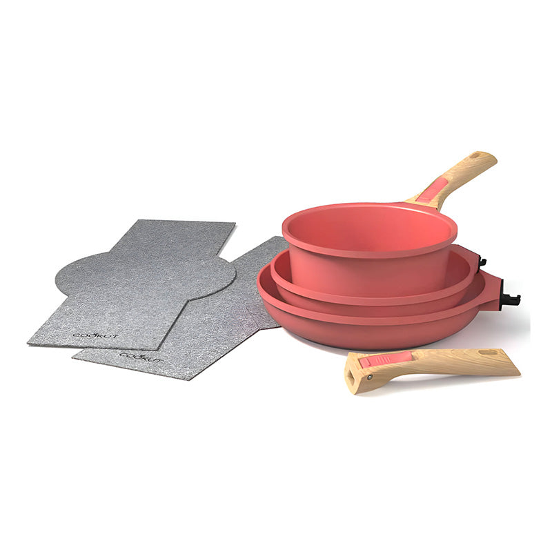 Kit cuisine 7 pièces rose – Cookut | Polyvalence – Du Bruit Dans La Cuisine