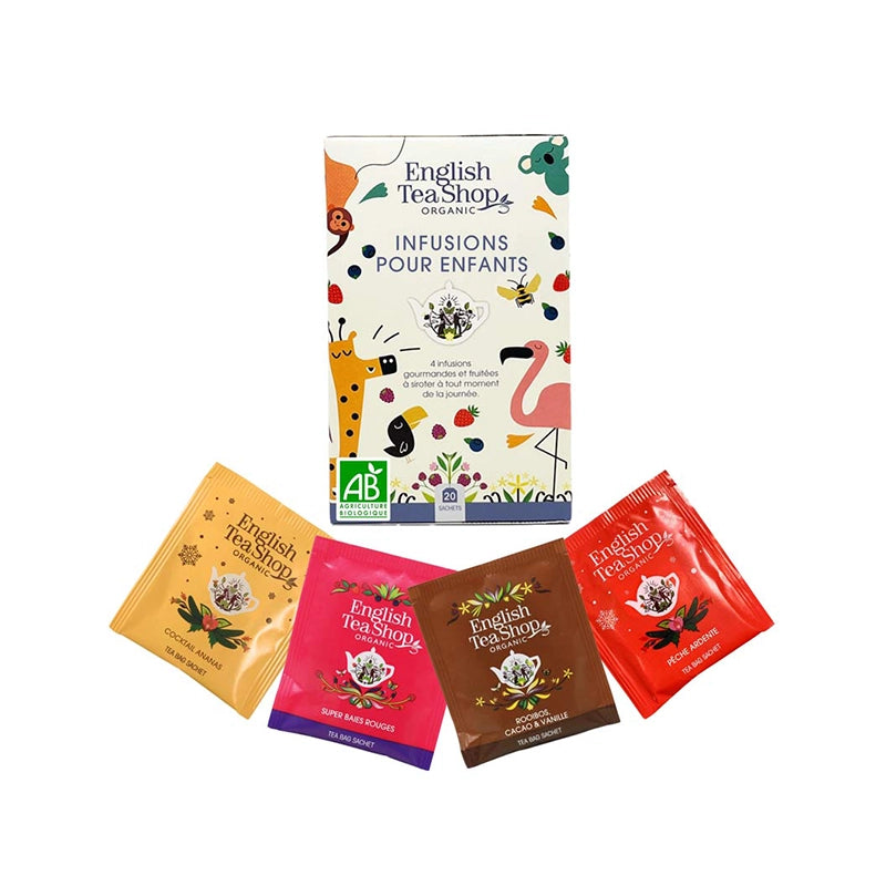 Coffret de 20 sachets d'infusion pour enfants English Tea Shop