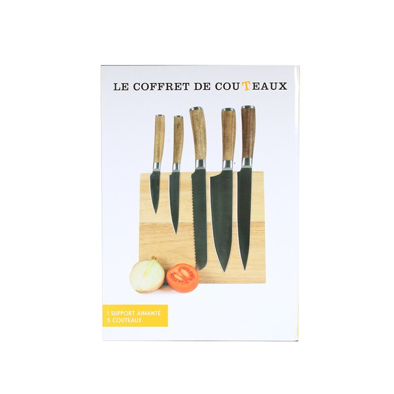 Bloc de couteaux de cuisine noir mat 8pc - TB Bloc de couteaux de cuisine noir mat 8pc - TB