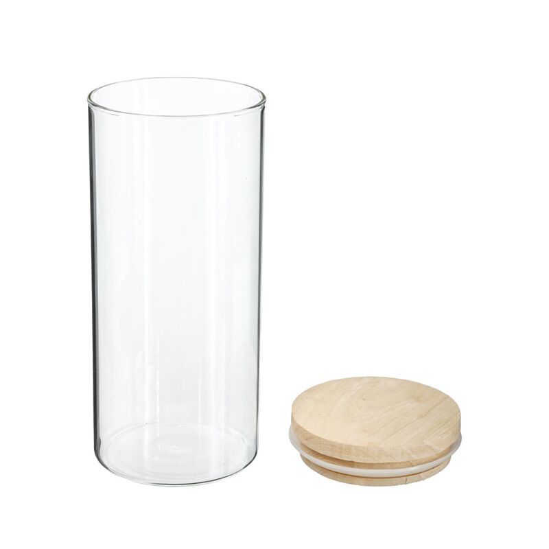 Bocal en verre hermétique