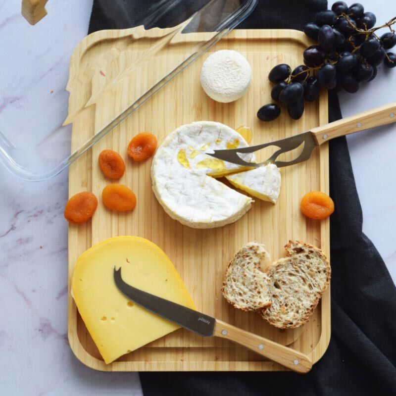 Boîte à fromage Bois & Verre