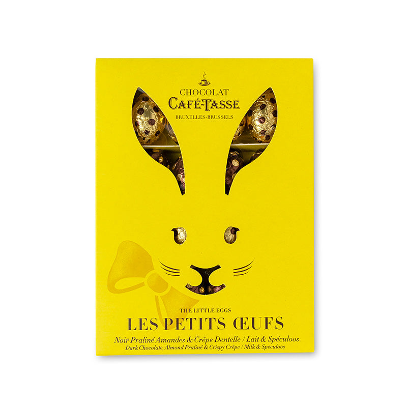 Boîte de 16 œufs en chocolat assortis Café Tasse