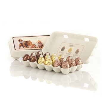 Boîte de 18 oeufs en chocolat assortis Café Tasse