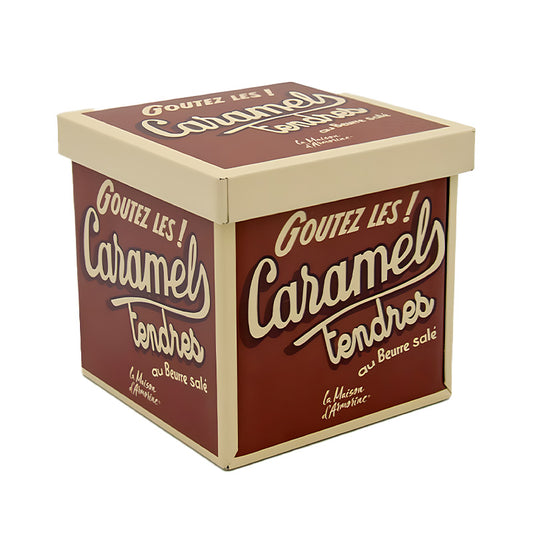 Boîte en métal de caramel beurre salé La Maison d'Armorine
