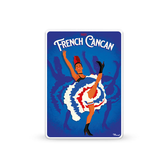 Boîte en métal flûtes feuilletées chocolat French Cancan Sacré Marcel