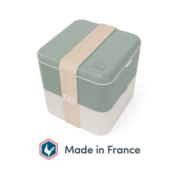 Boîte repas MB Square natural vert