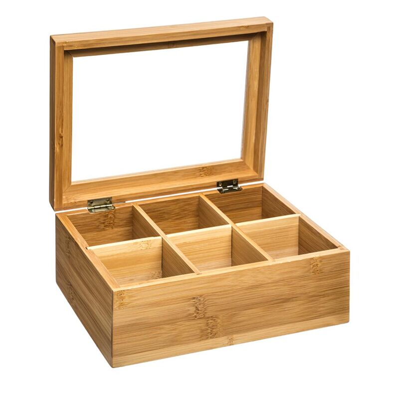 Boîte à thé en bambou
