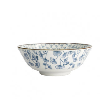 Bol ramen porcelaine blanc 1L Japonica flora Tokyo Design