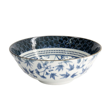 Bol ramen porcelaine bleu 1L Gingko Tokyo Design