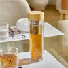 Bouteille à infusion double paroi verre Atmosphera