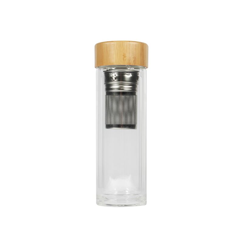 Bouteille avec infuseur en verre