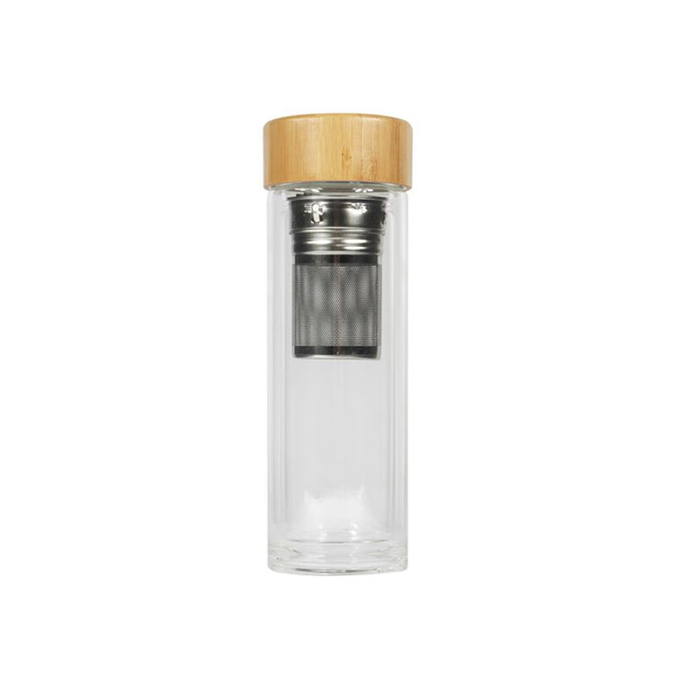 Bouteille avec infuseur en verre